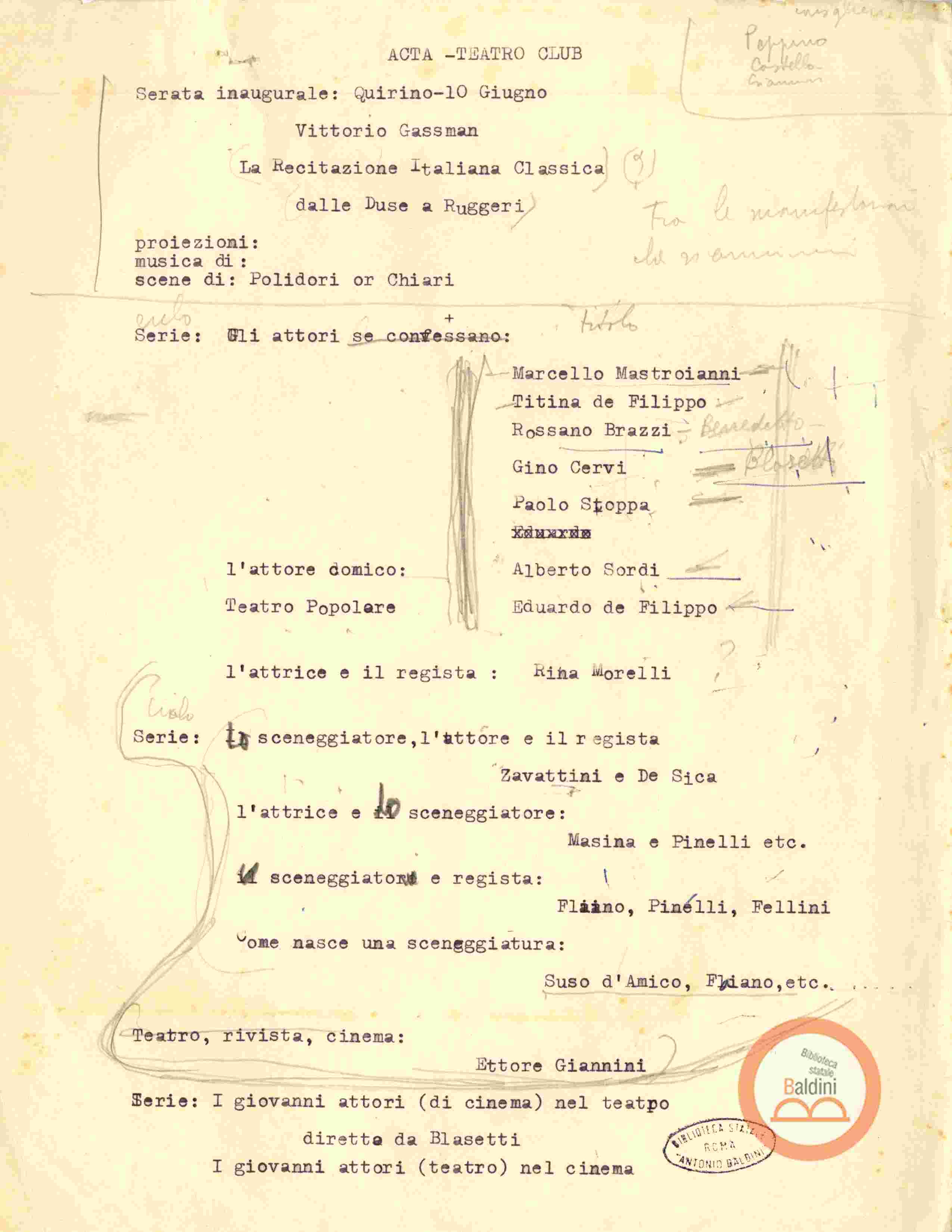 Piano di lavoro dal 26 agosto al 1 settembre