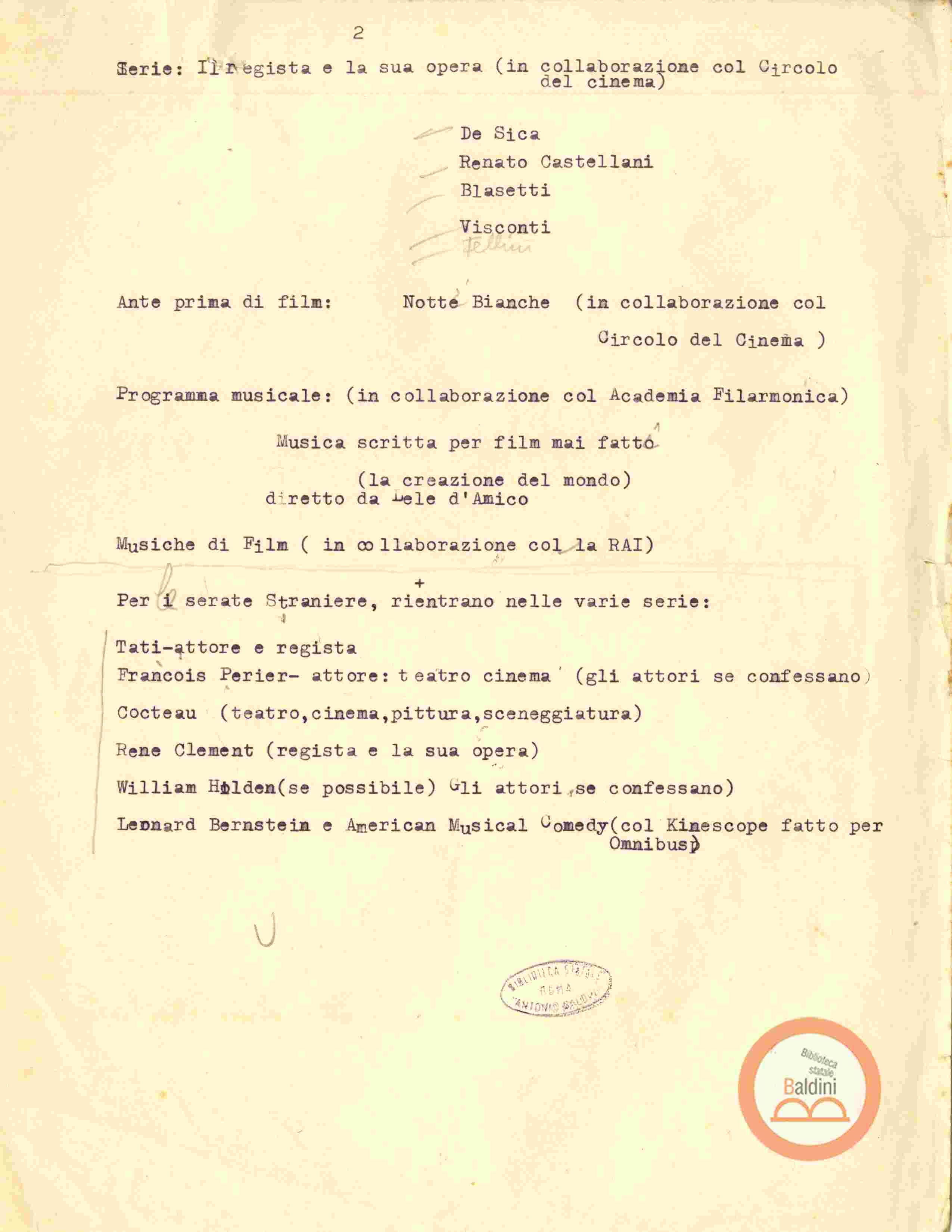 Piano di lavoro dal 26 agosto al 1 settembre