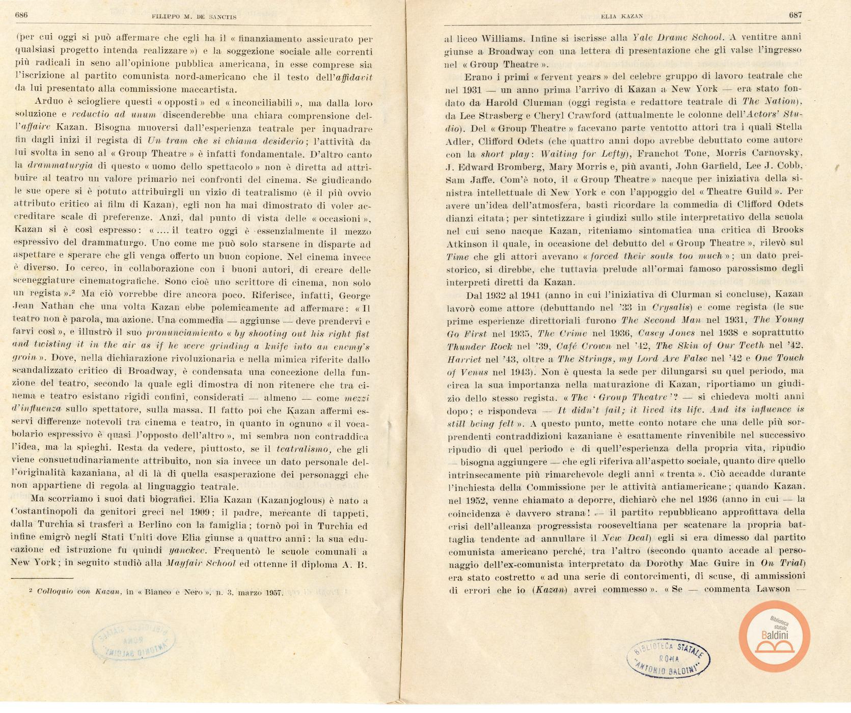 "Materiale preparatorio per il programma"