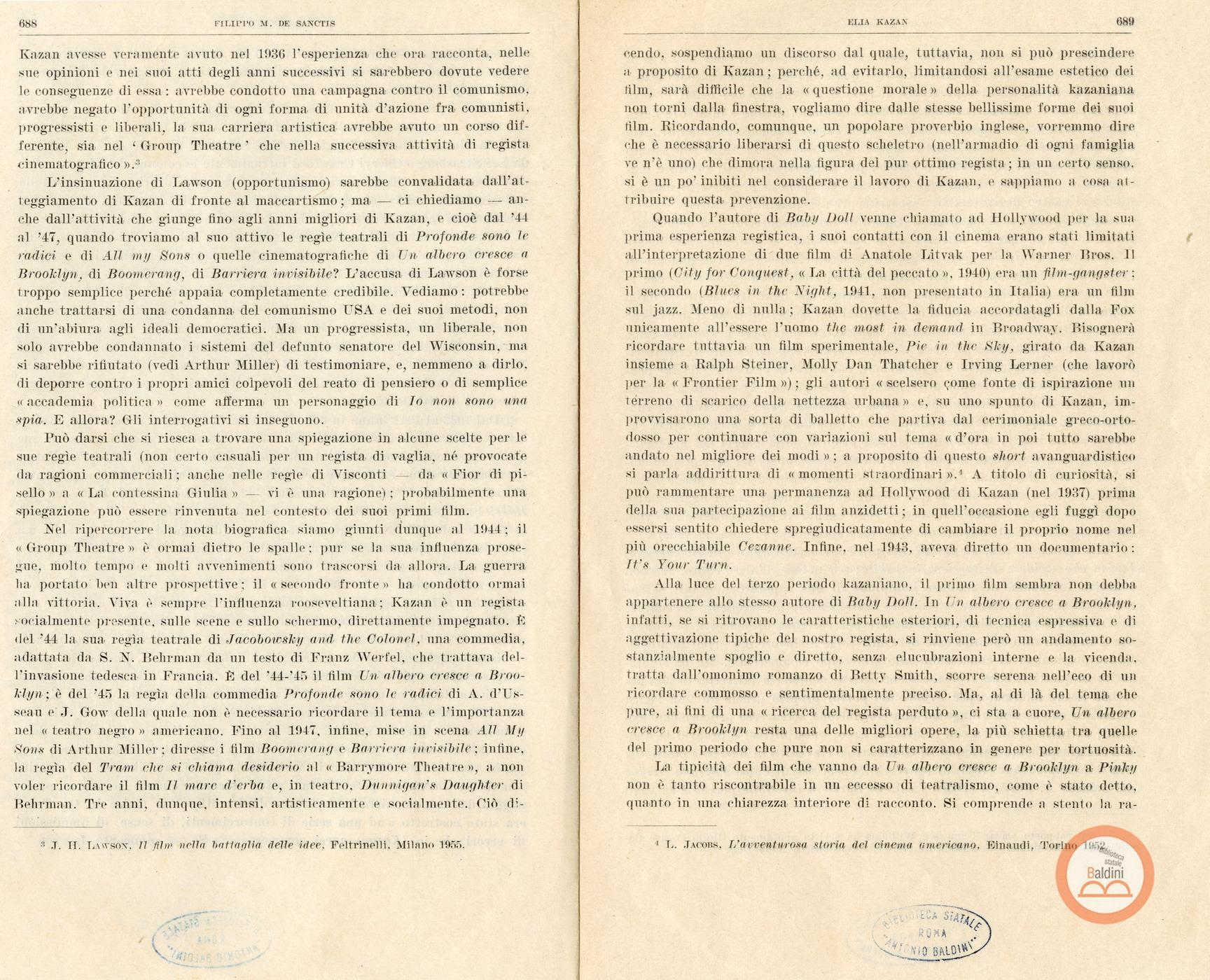 "Materiale preparatorio per il programma"