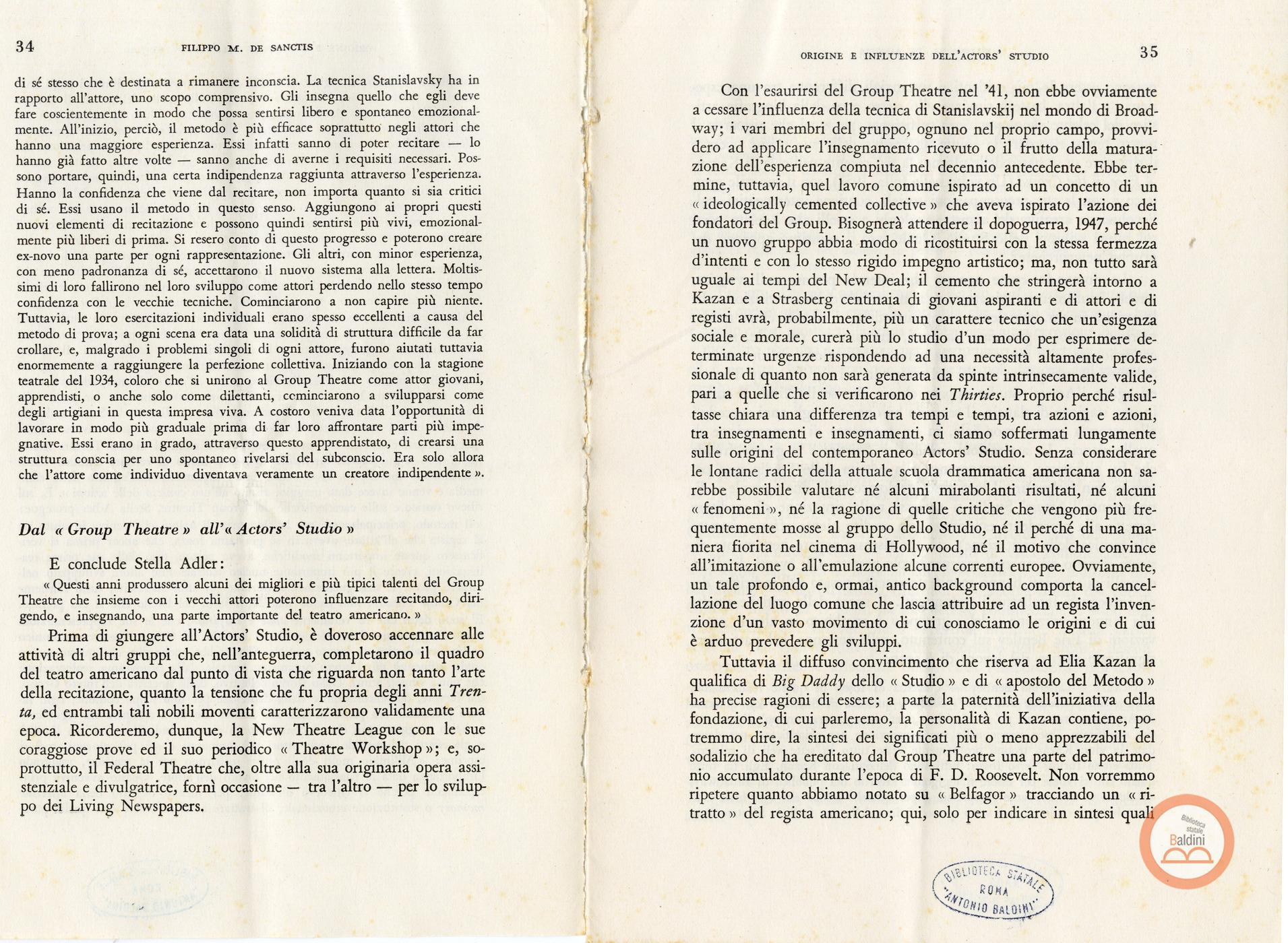 "Materiale preparatorio per il programma"