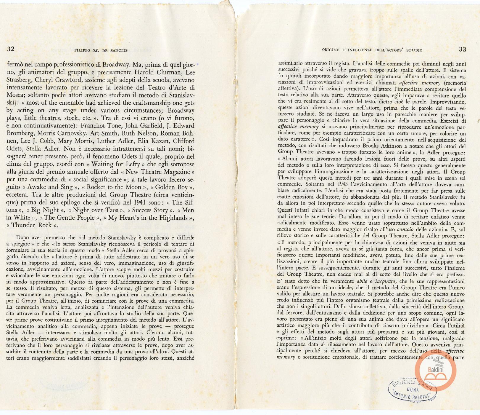 "Materiale preparatorio per il programma"