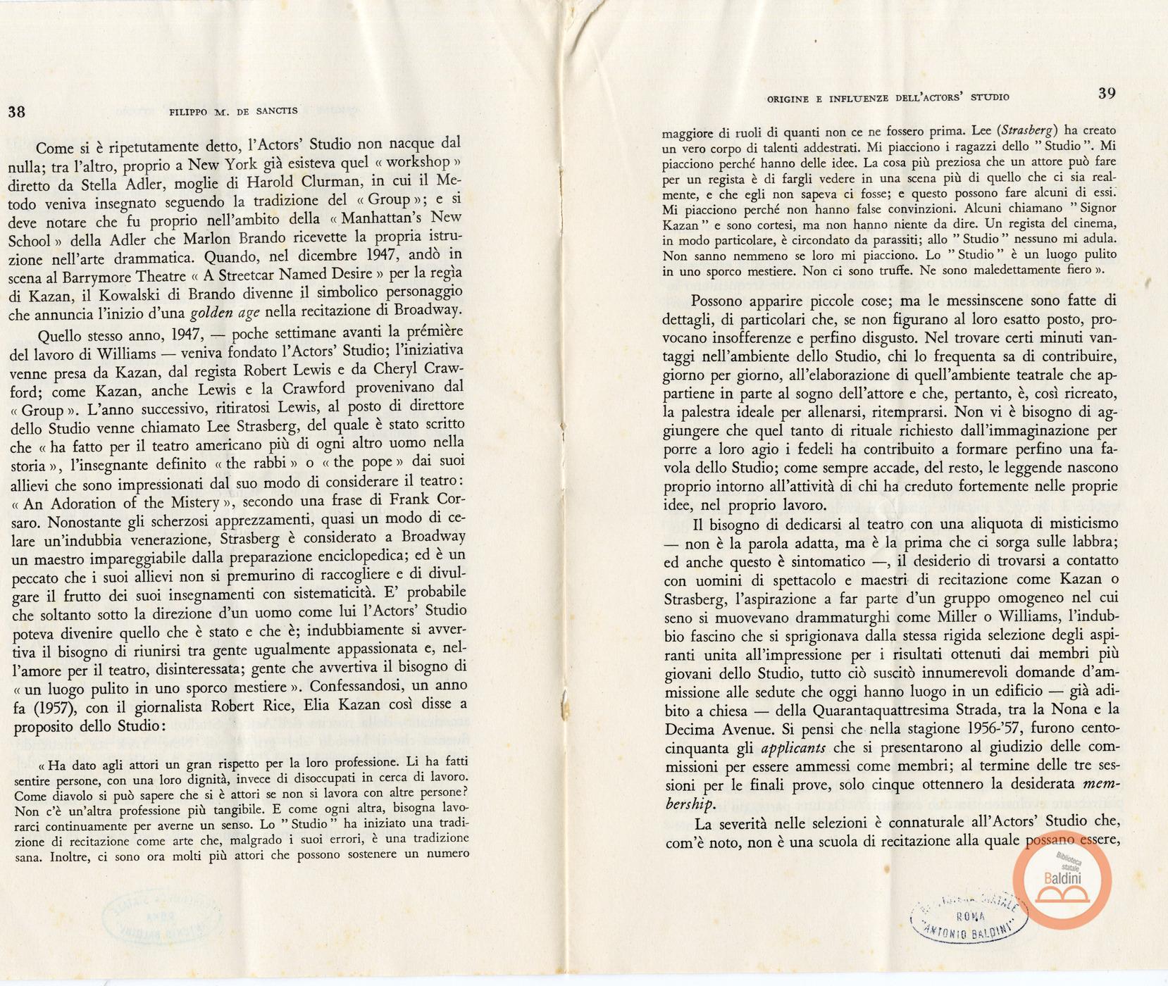 "Materiale preparatorio per il programma"