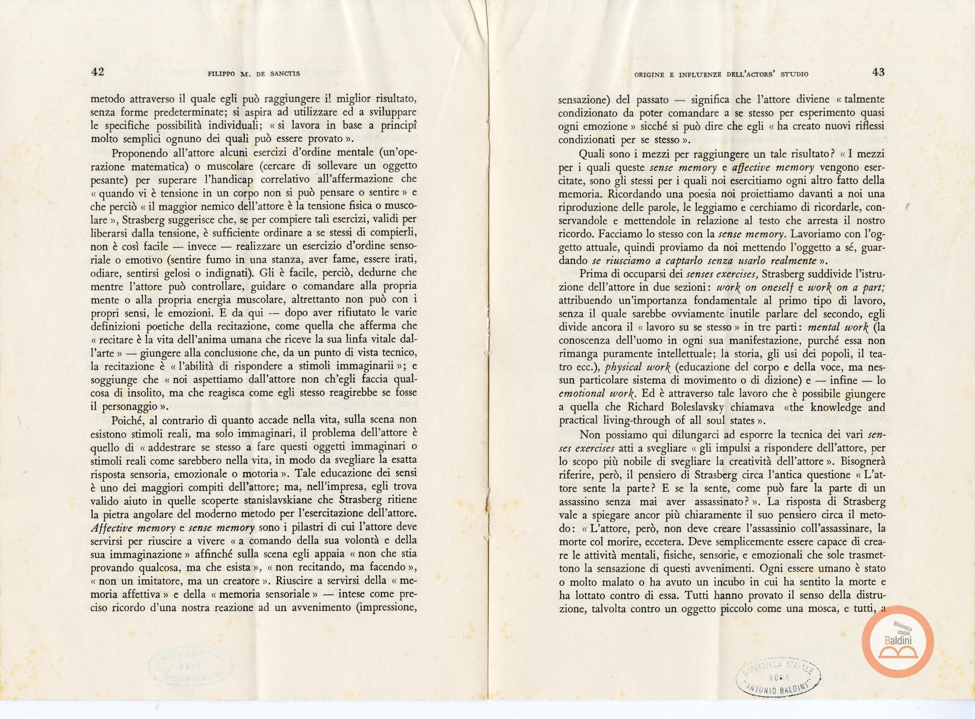 "Materiale preparatorio per il programma"