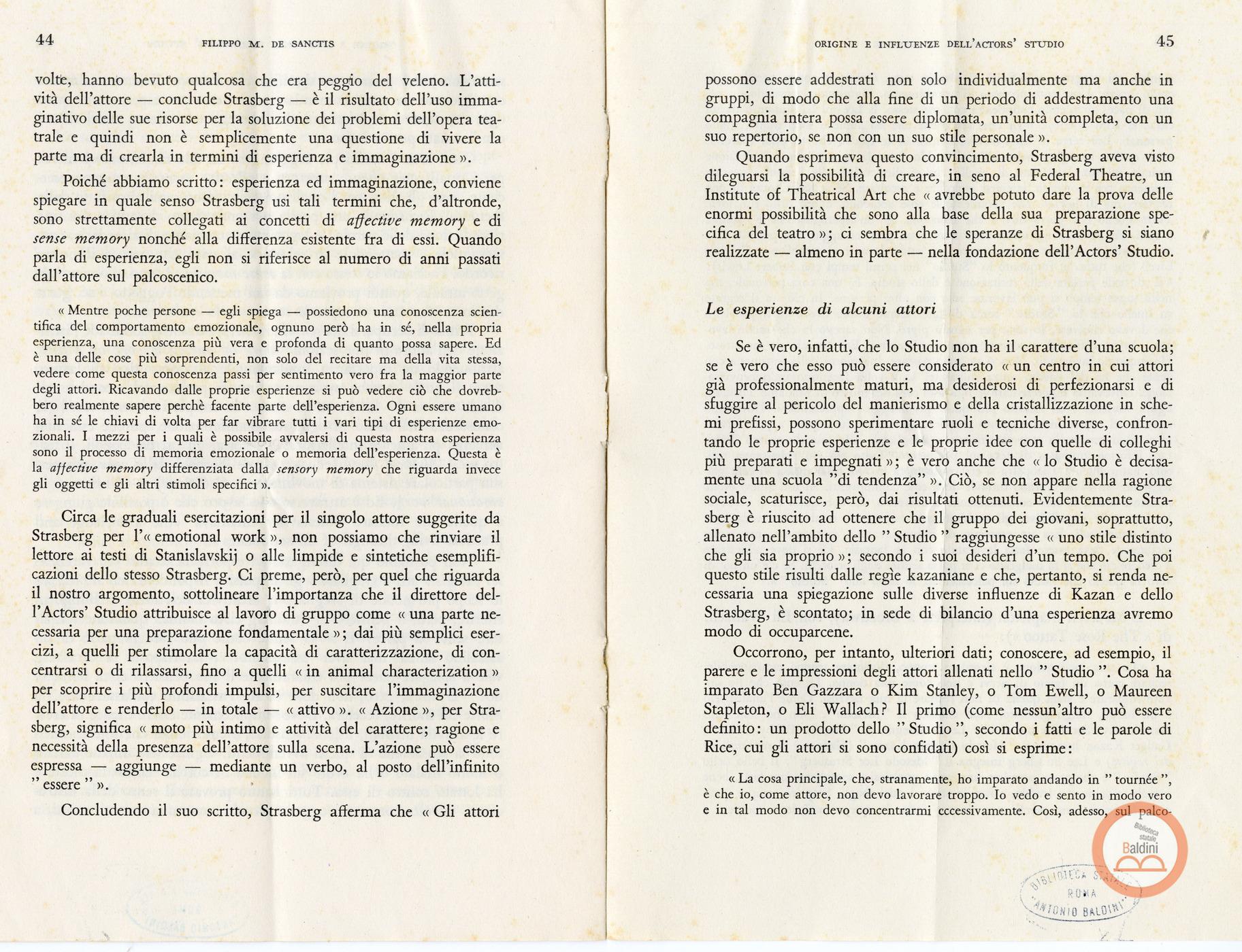 "Materiale preparatorio per il programma"