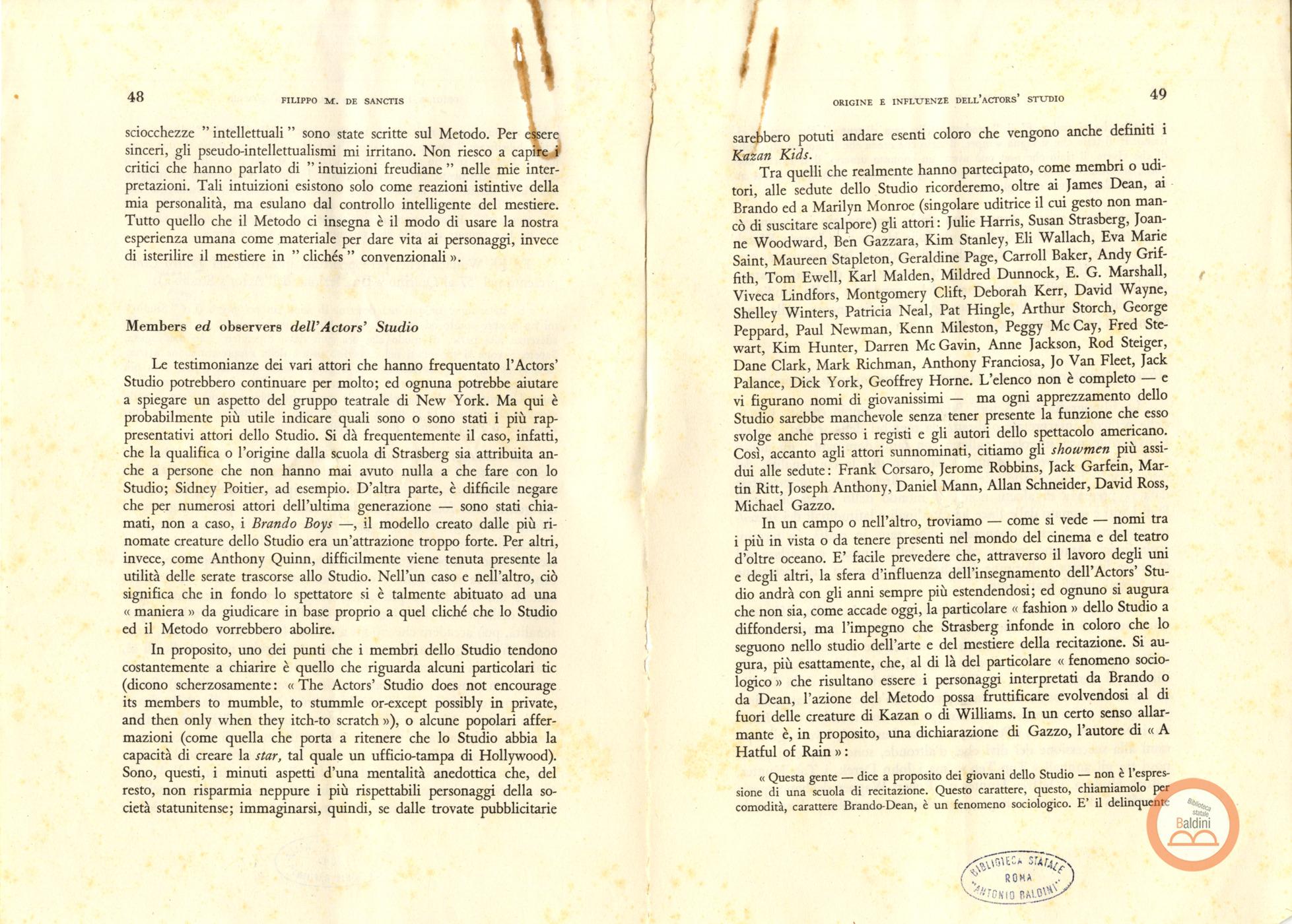 "Materiale preparatorio per il programma"