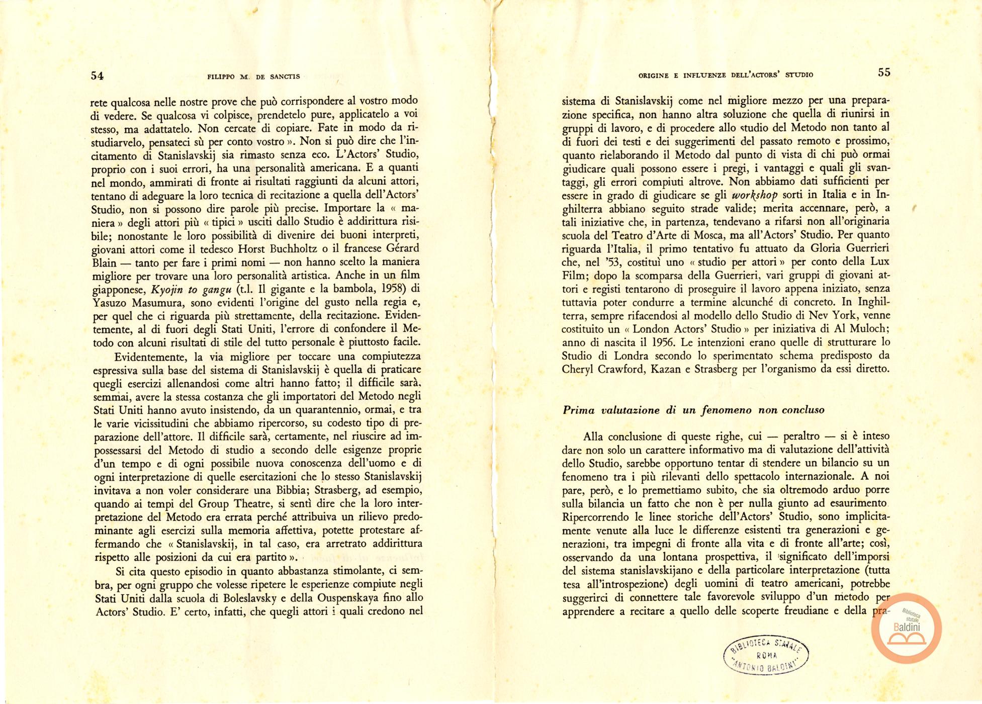 "Materiale preparatorio per il programma"