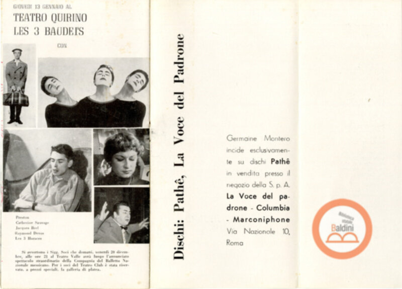 "Germaine Montero. Teatro Club"