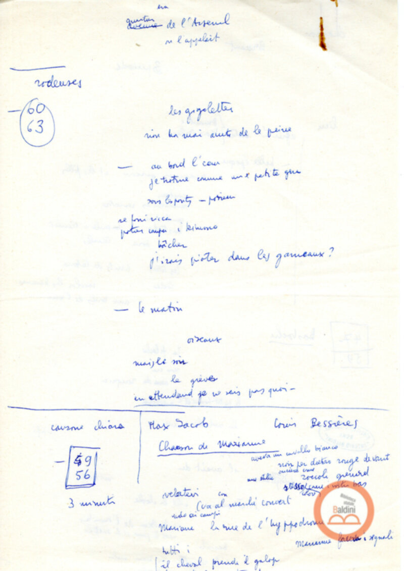 Programma radiofonico Serata con Germaine Montero