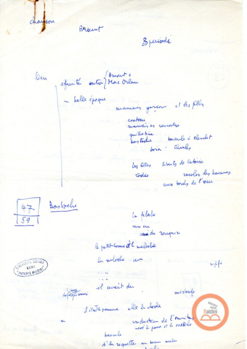 Programma radiofonico Serata con Germaine Montero