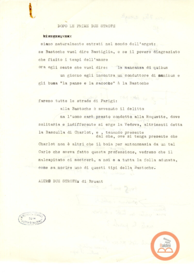 Programma radiofonico Serata con Germaine Montero