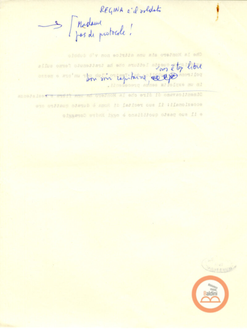 Programma radiofonico Serata con Germaine Montero