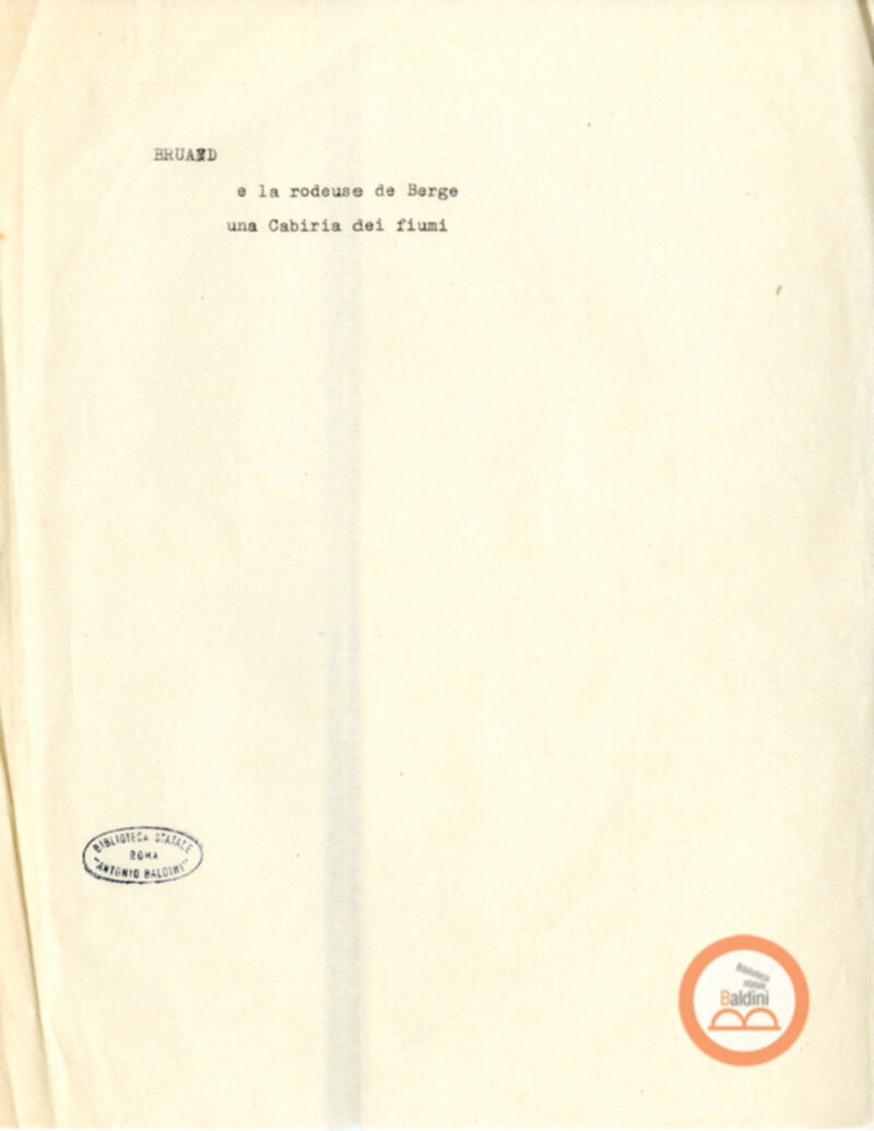 Programma radiofonico Serata con Germaine Montero