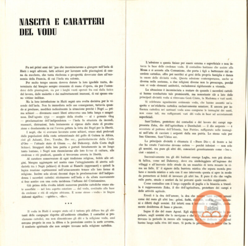 Vudu di Haiti al Teatro Biondo