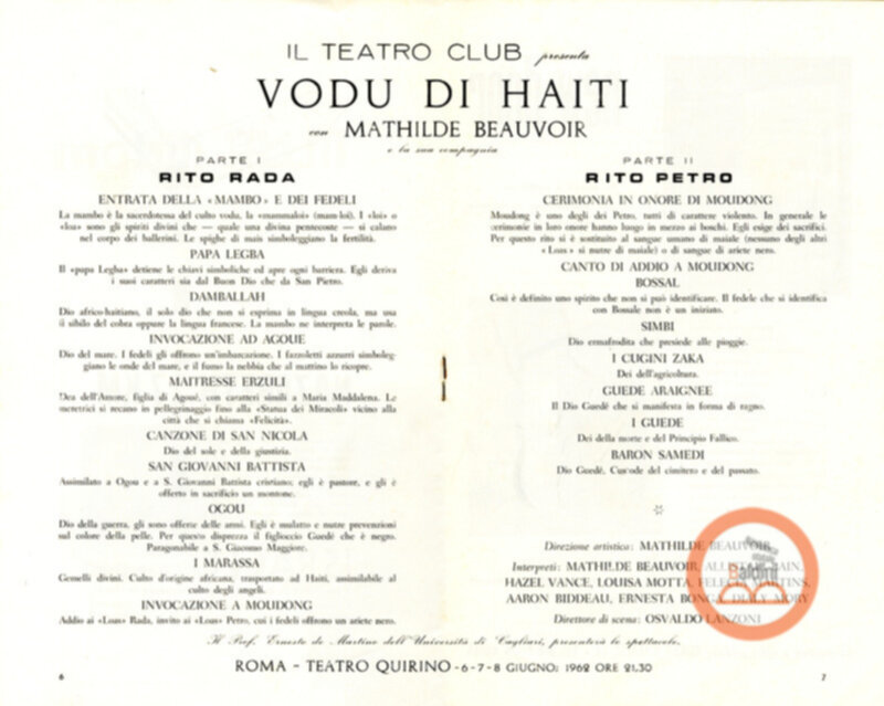 Vudu di Haiti al Teatro Quirino