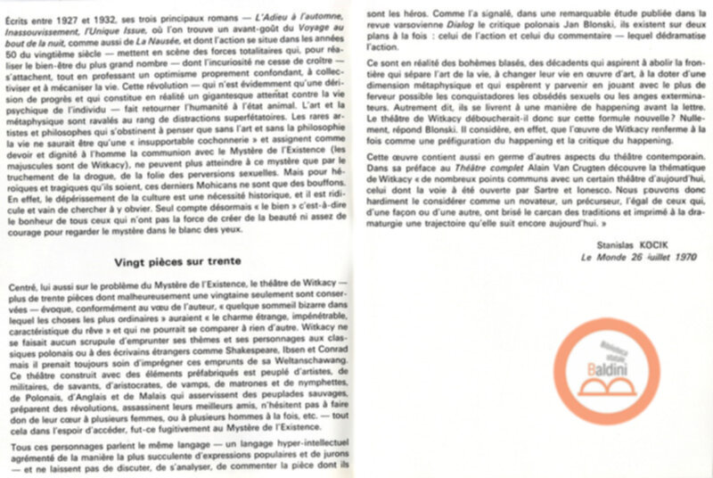 Spettacolo "Le Mère" - Compagnia Renaud-Barrault