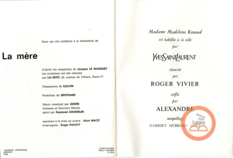 Spettacolo "Le Mère" - Compagnia Renaud-Barrault