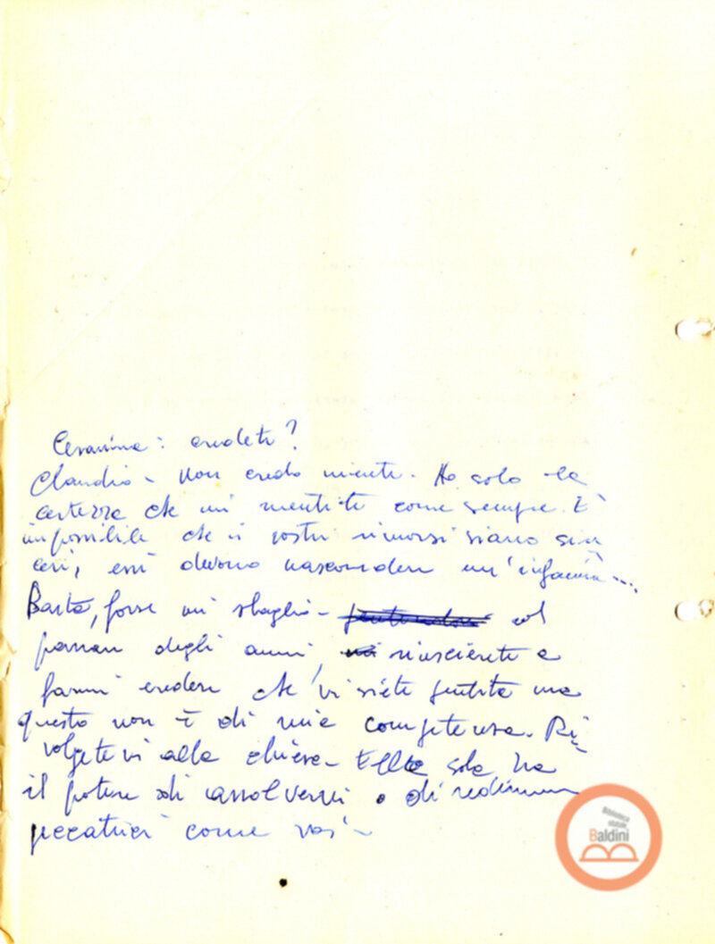 Eleonora Duse e il suo tempo - copione spettacolo