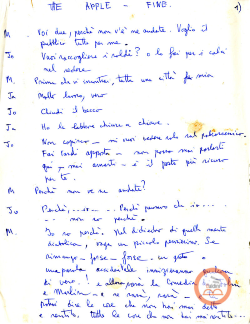 The Apple - appunti