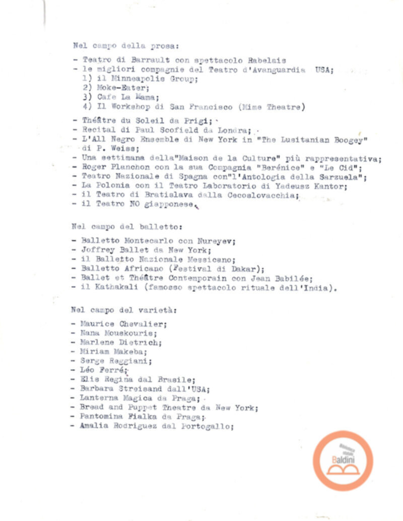 Premio Roma '69 - organizzazione rassegna stampa