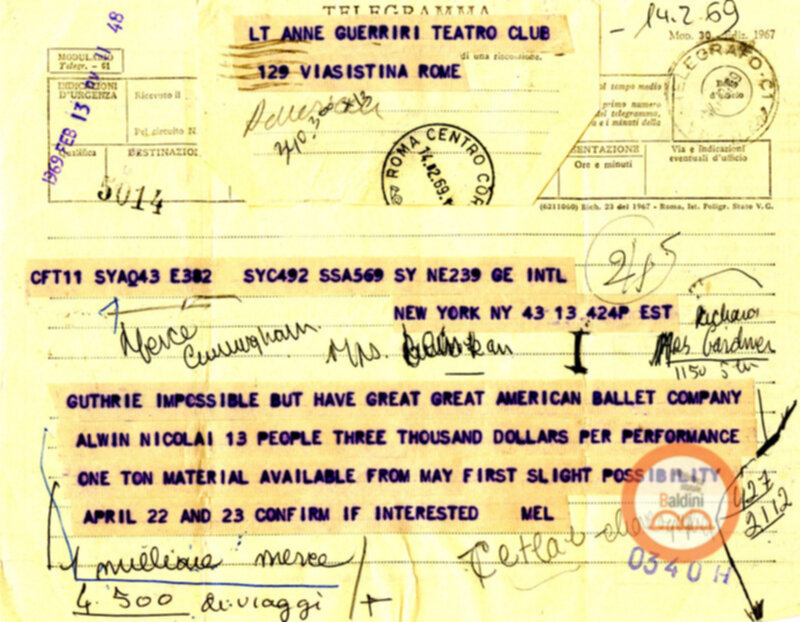 Premio Roma '70 - corrispondenza