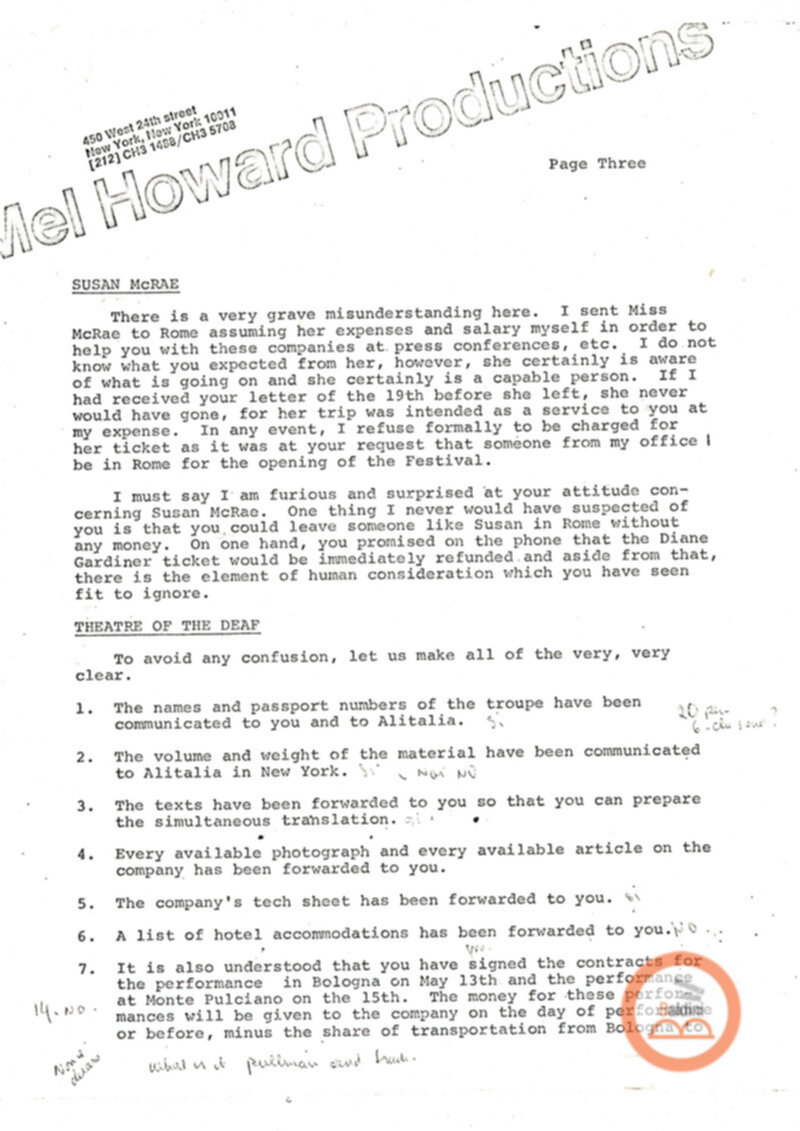 Premio Roma '70 - corrispondenza