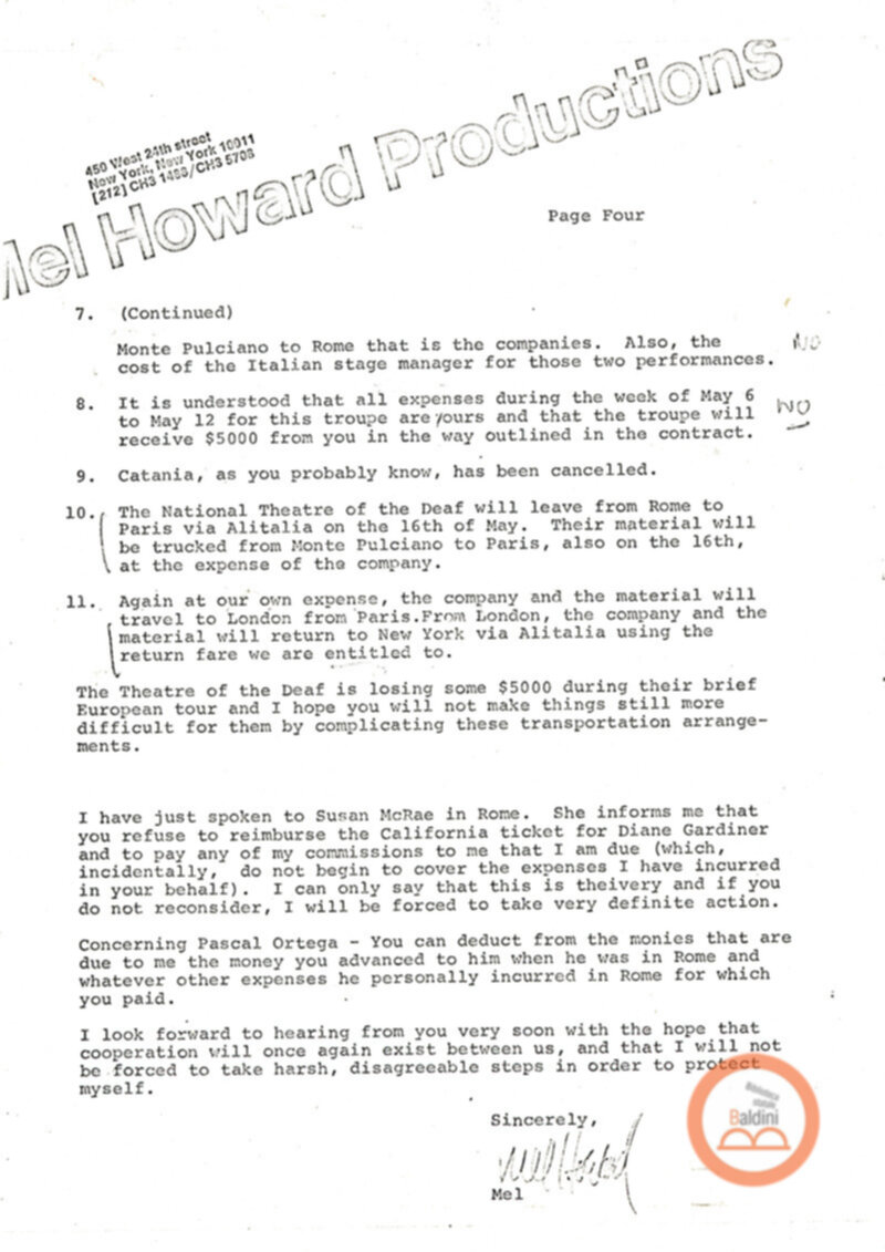 Premio Roma '70 - corrispondenza