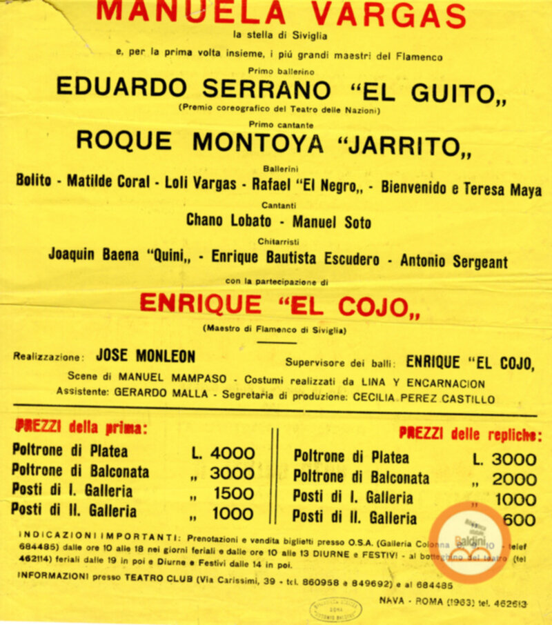 Locandina di Festa Flamenca