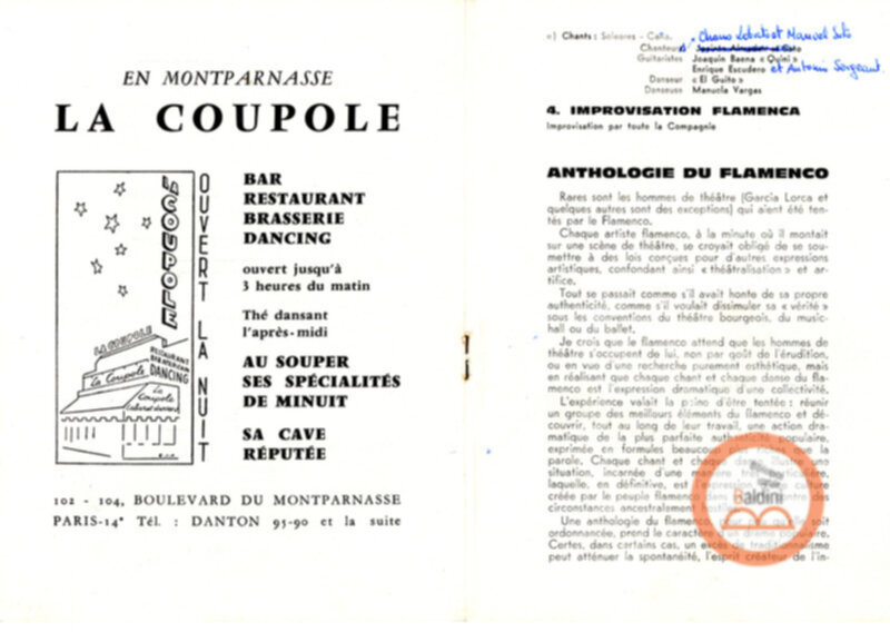 Anthologie dramatique du flamenco