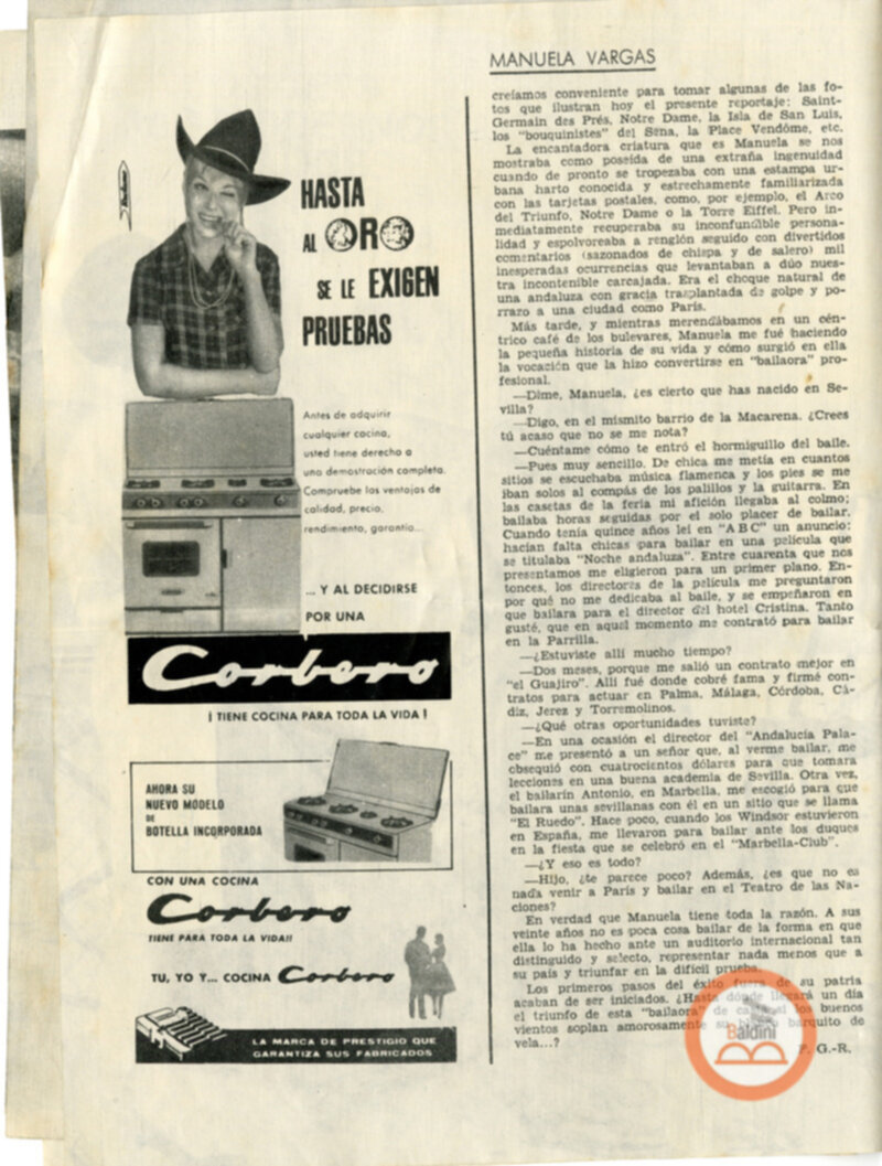 Antologia drammatica del Flamenco. Ritagli stampa