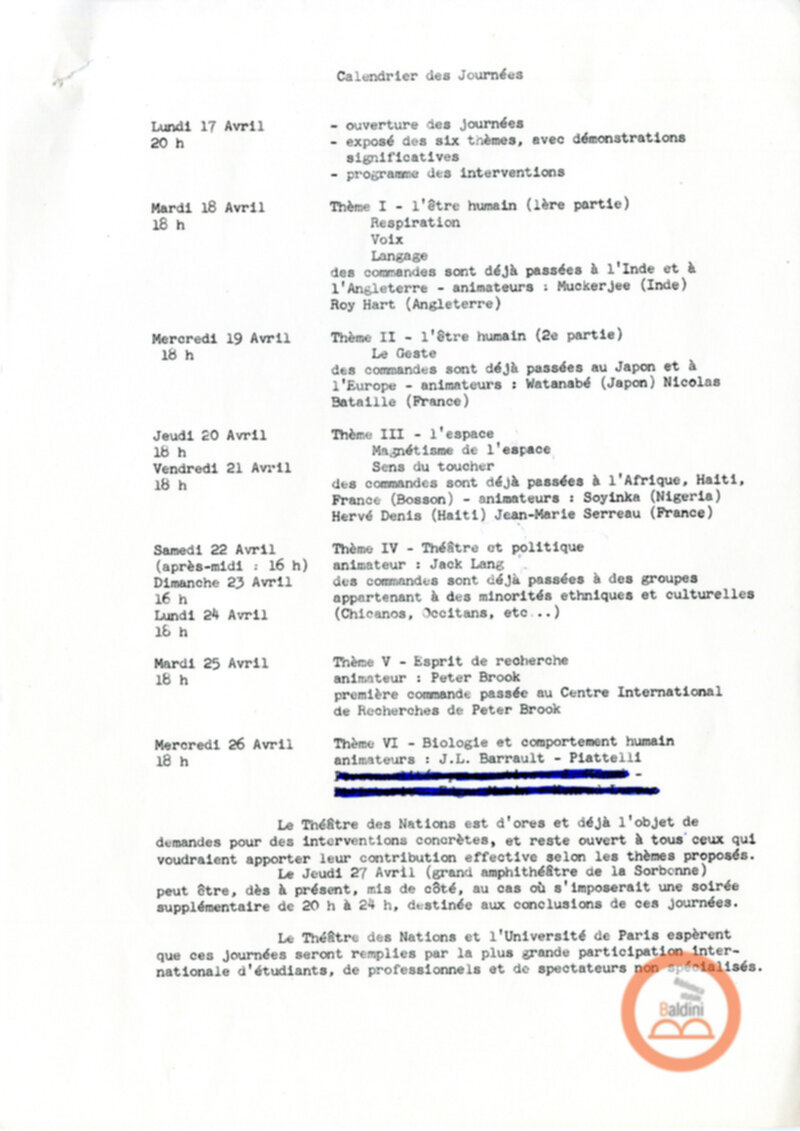 Corrispondenza con Claire Duhamel