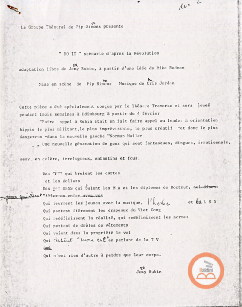 Festival Mondial du Théatre di Nancy - corrispondenza