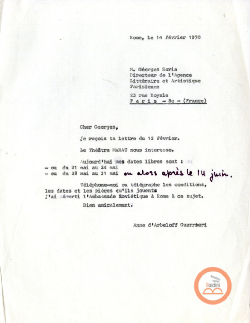 Agenzia letteraria e artistica parigina per gli scambi culturali