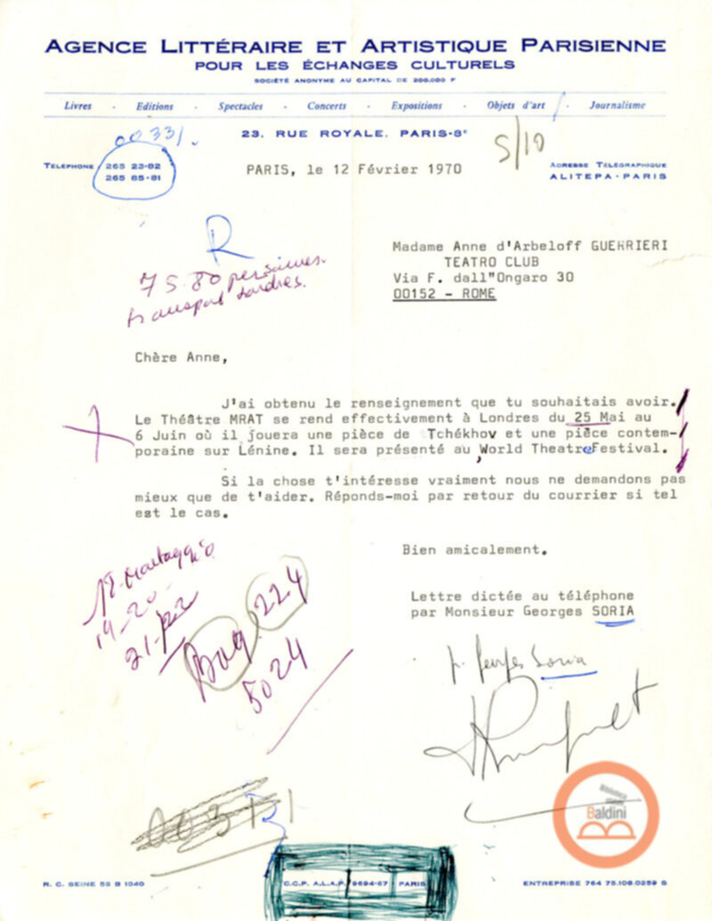 Agenzia letteraria e artistica parigina per gli scambi culturali