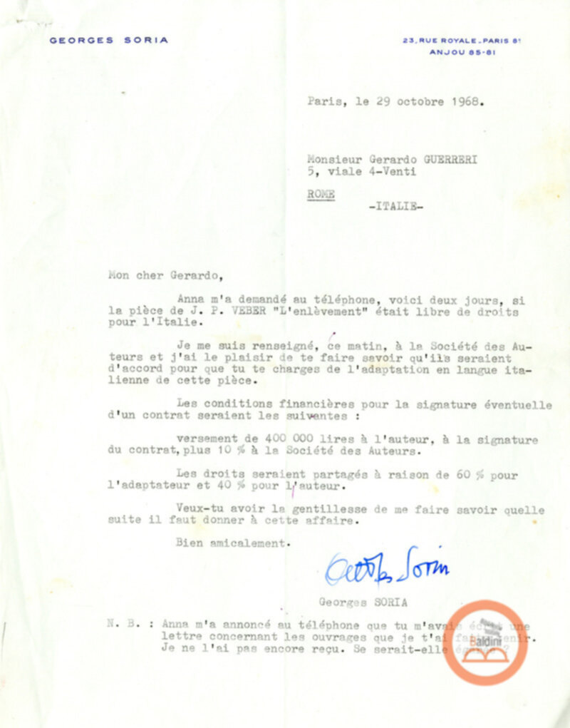 Agenzia letteraria e artistica parigina per gli scambi culturali