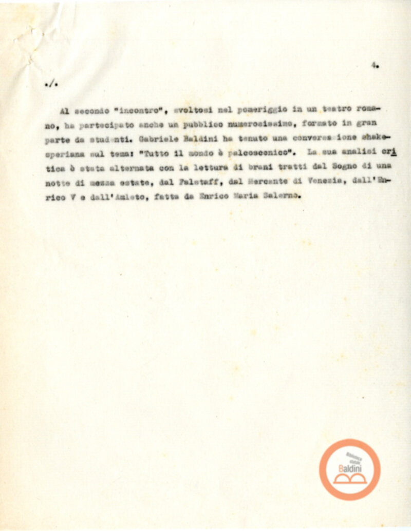 Testi degli articoli apparsi sui giornali