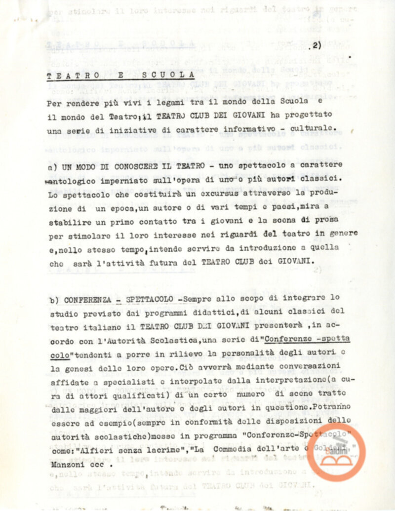 Teatro Club dei Giovani (stagione 1963-1964)