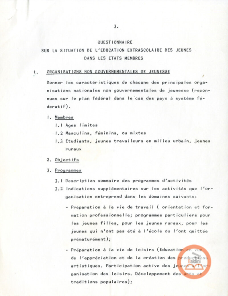 Istruzione extrascolastica