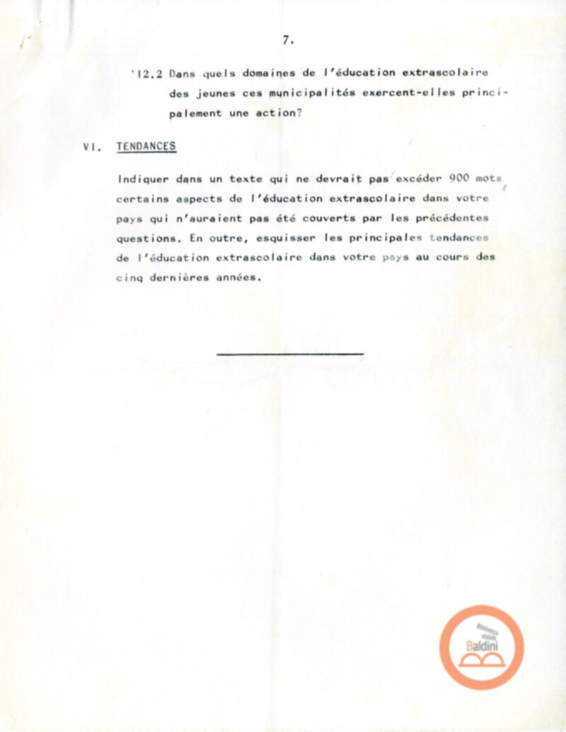 Istruzione extrascolastica