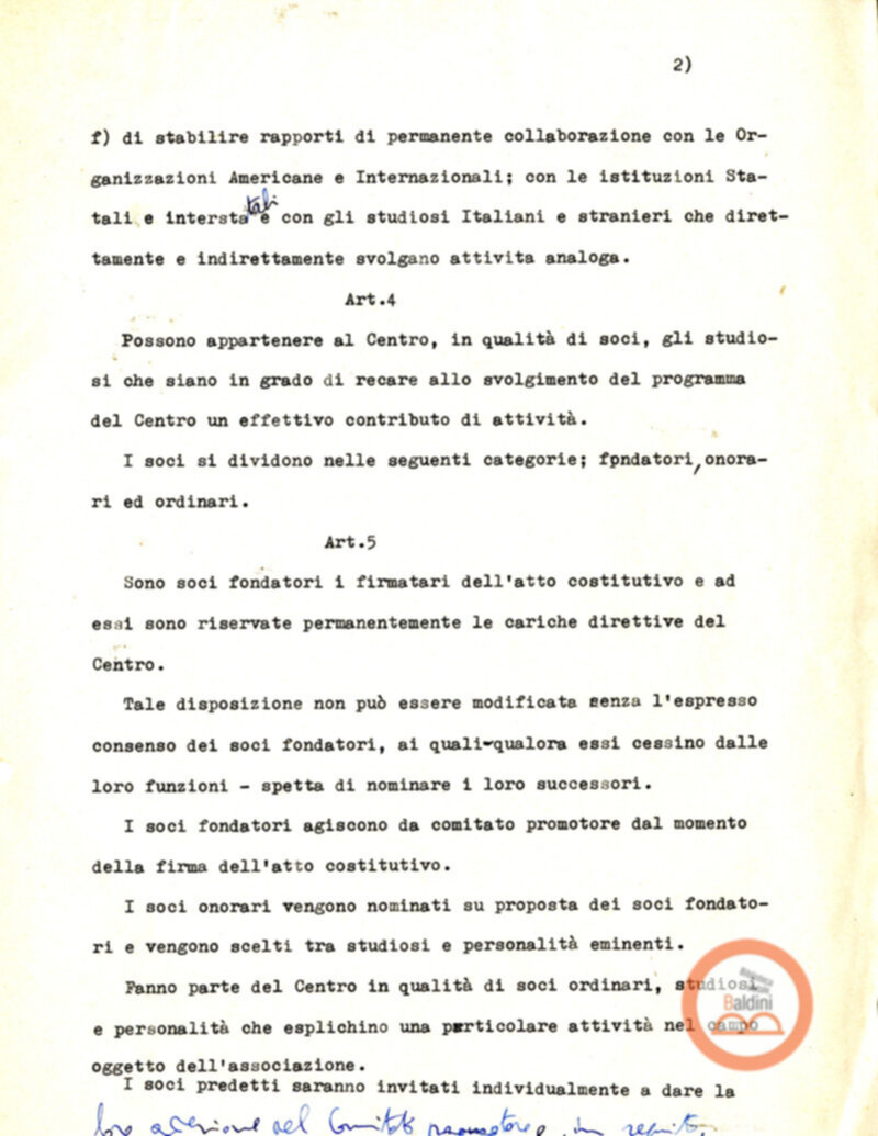 Centro studi sul teatro, la musica e le arti figurative americane