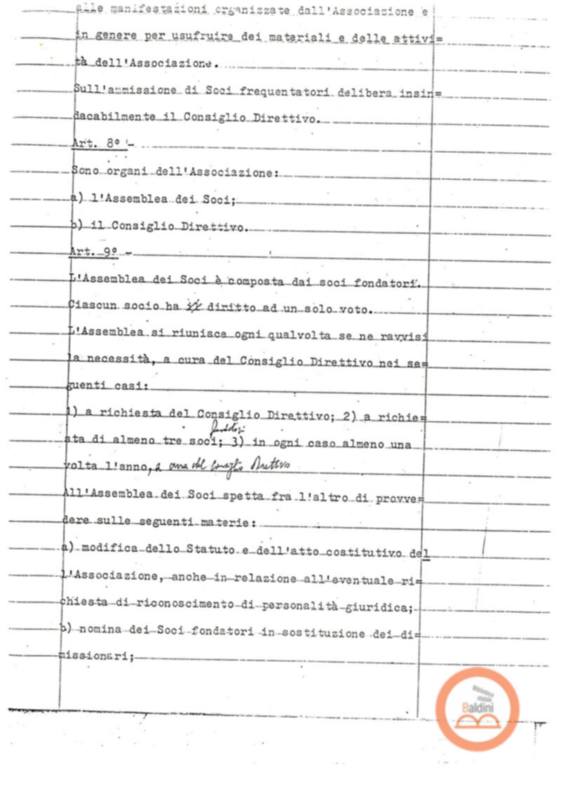 Statuto dell'Associazione di Cultura Teatrale Americana (ACTA), Teatro Club "Premio Roma".