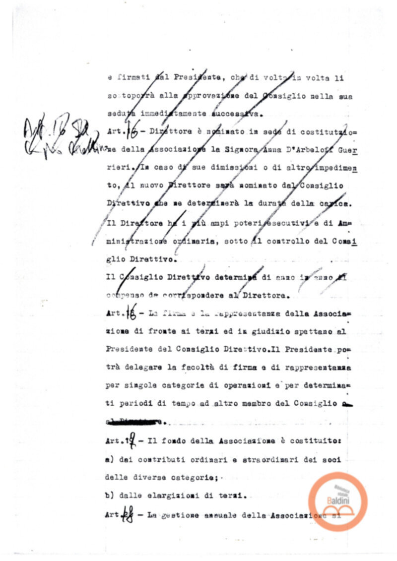 Statuto dell'Associazione di Cultura Teatrale Americana (ACTA), Teatro Club "Premio Roma".