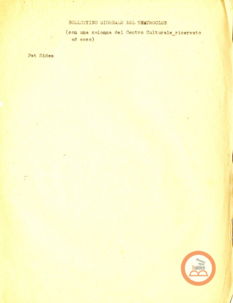 Stagione 1957-1958 - programma