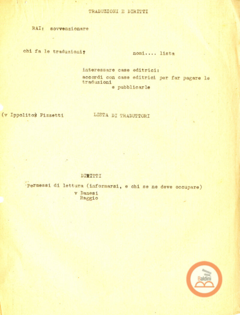 Stagione 1957-1958 - programma
