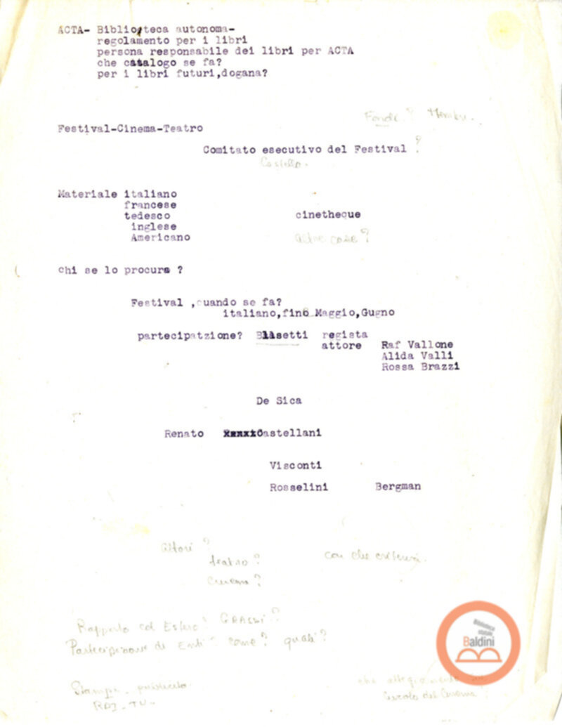 Stagione 1957-1958 - programma