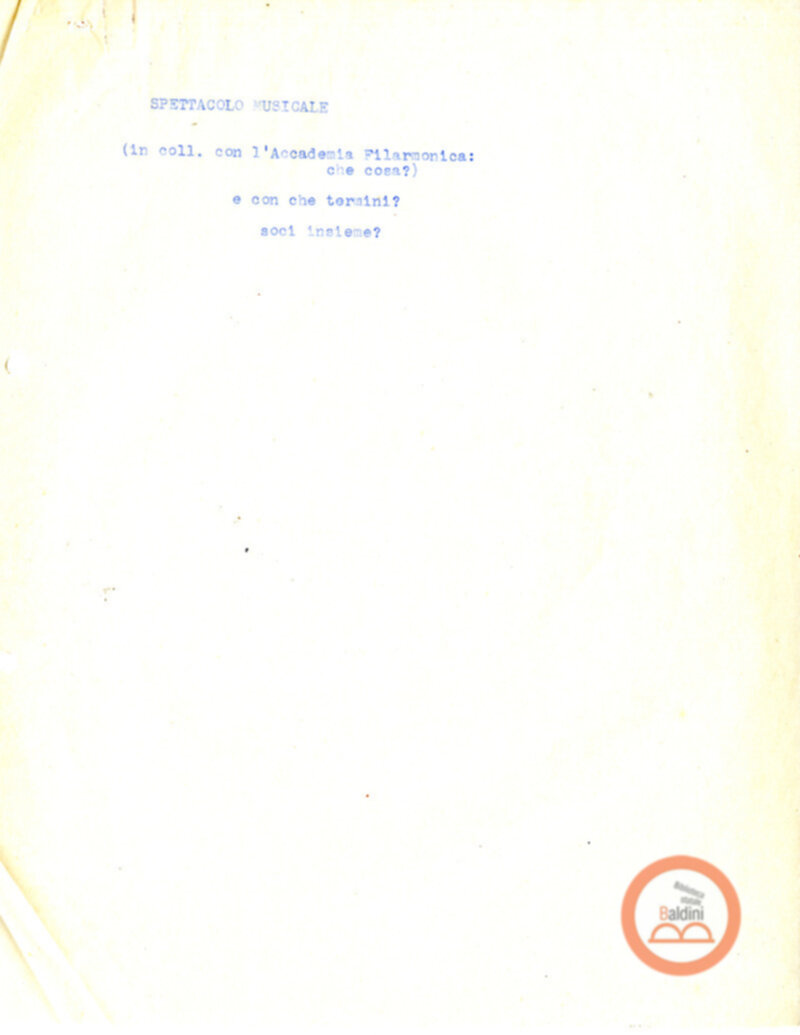 Stagione 1957-1958 - programma