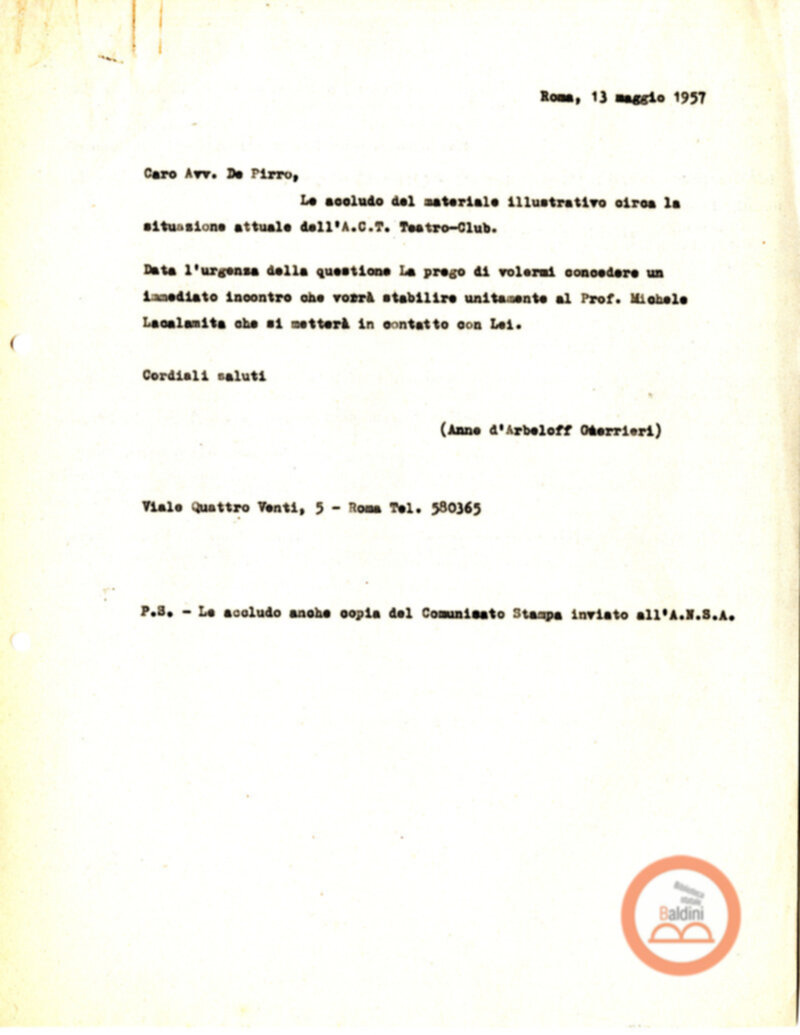 Associazione di Cultura Teatrale Americana (ACTA)