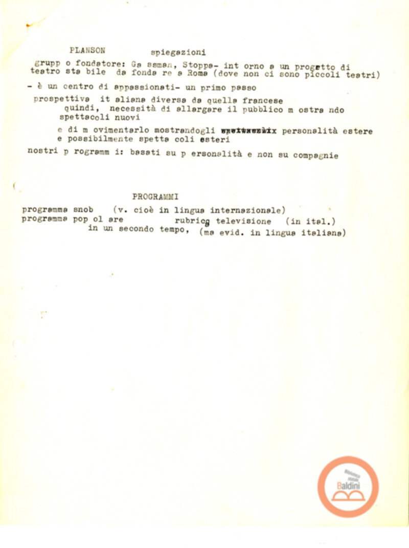 Stagione 1957-1958 - programma