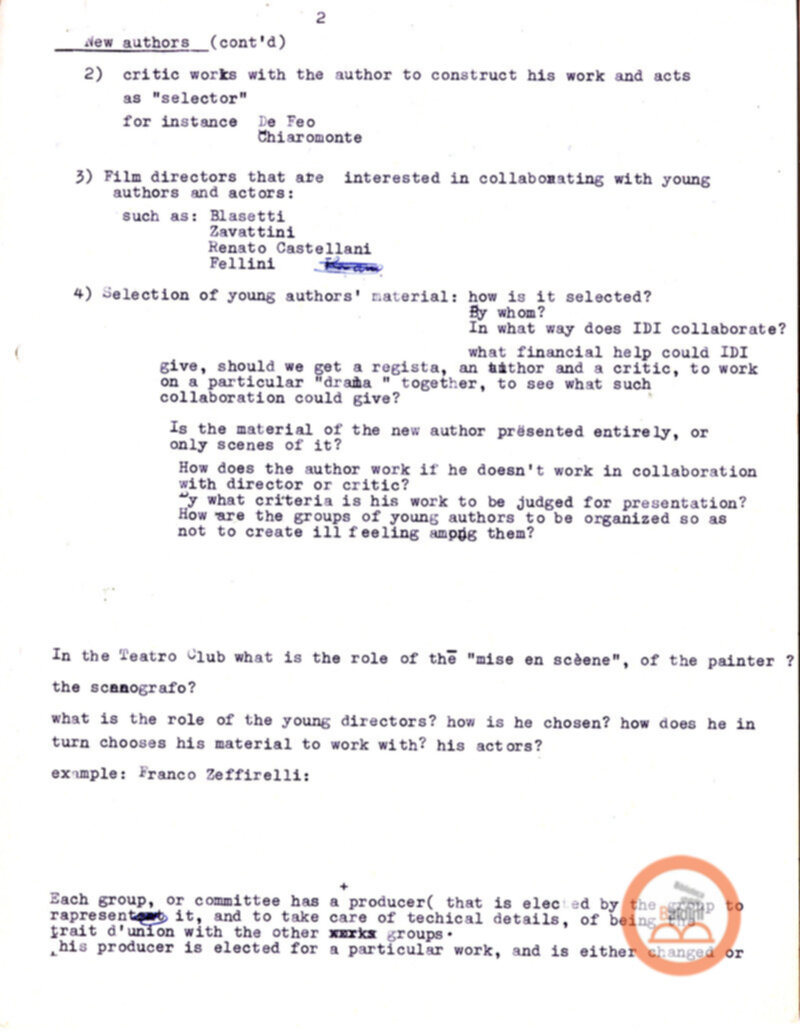 Stagione 1957-1958 - programma