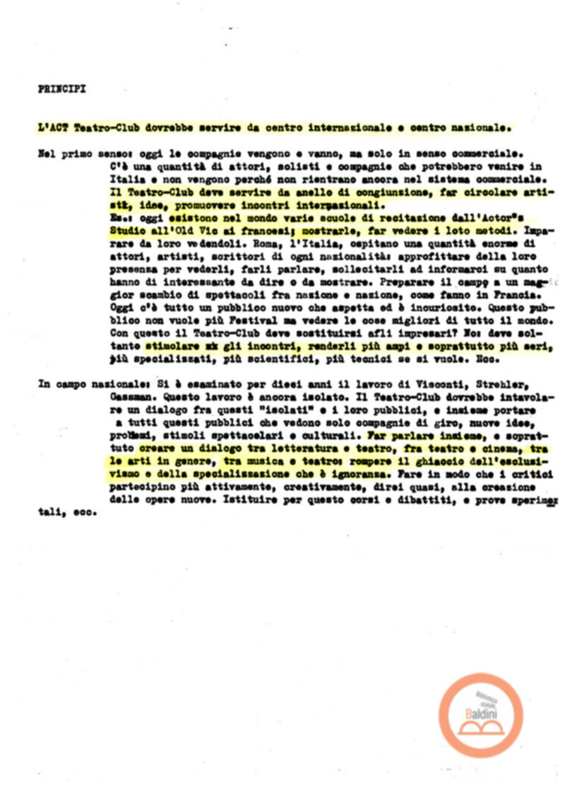 Principi del Teatro Club